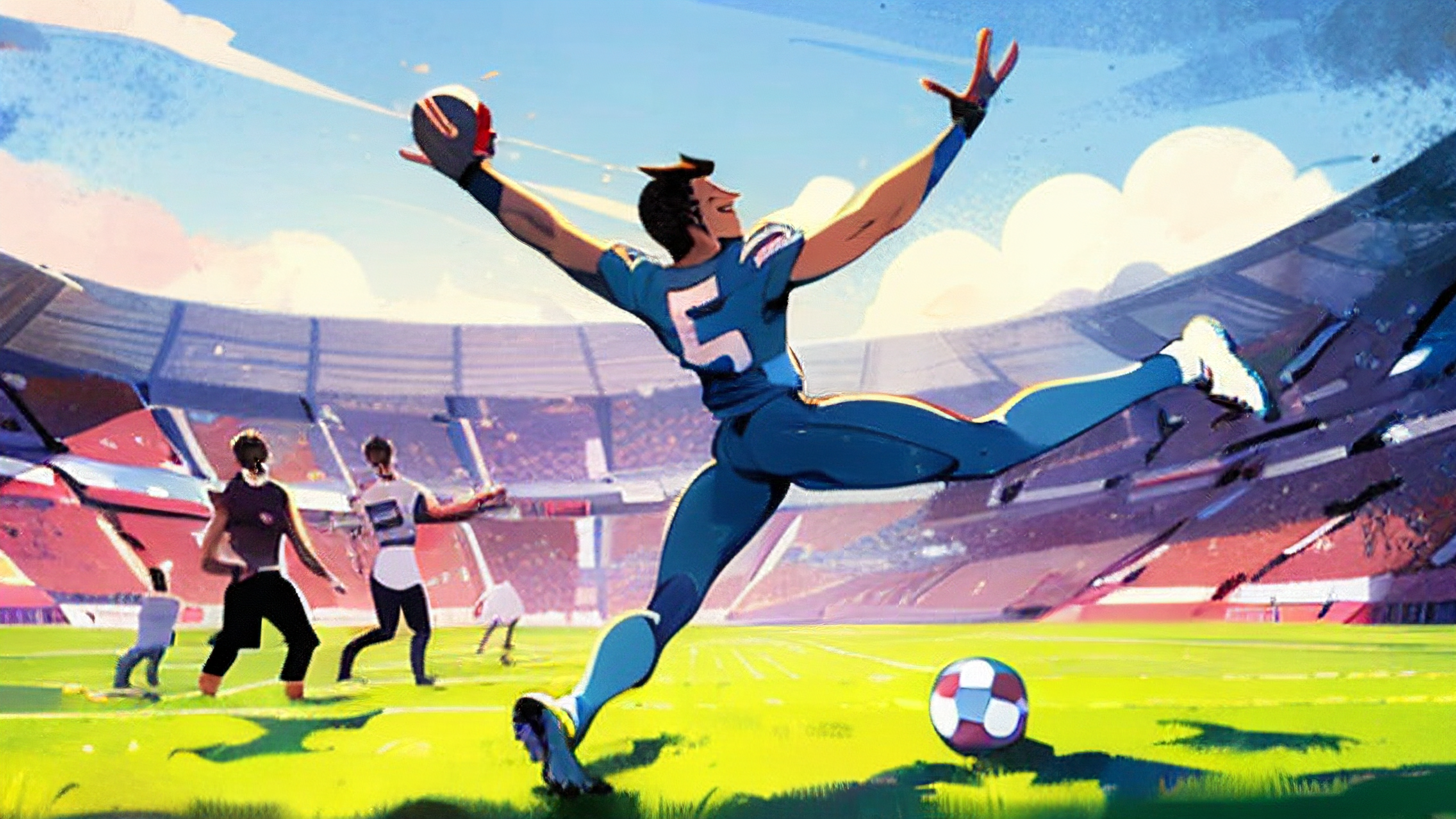 足球运动魅力无限,球员激情火爆赛场! 足球运动魅力无限,球员激情火爆赛场!